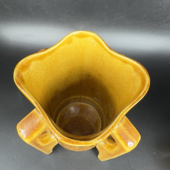 Ireland Pottery Vase Grafton Street Dublin Vase With Four Handles Flower Pot VTG - Picture 8 of 12